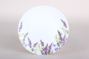 Тарелка стеклокерамическая мелкая 190мм Lavender Коралл LHP-75-7272