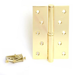 Петля врезная Apecs 120х80-B-Steel-G-L левая, золото Apecs 13647