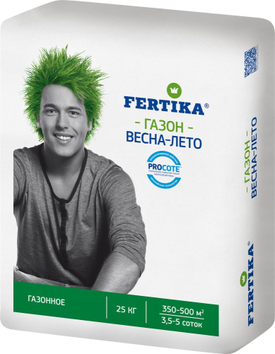 Удобрение Газонное Весна-Лето 25кг минеральное Фертика