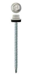 Саморез кровельный окрашенный 4,8х70мм RAL 7004 (серый) Daxmer 277-700470