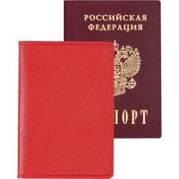 Обложка для паспорта Devente Casual, искусственная кожа, красный 1030492