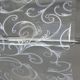 Клеенка столовая силиконовая с печатью 1,0х20м 0,6мм Grace 7036