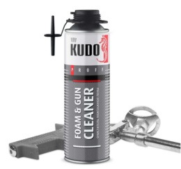 Очиститель монтажной пены Kudo Foam & Gun Cleaner, 650мл KUPP06C