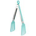 Щипцы универсальные нейлоновые нержавеющие ручки 26см Tongs-06 Mallony 103499