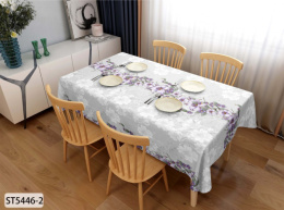 Клеенка столовая на тканевой основе с ПВХ покрытием 1,4х20м Grace ST5446-2