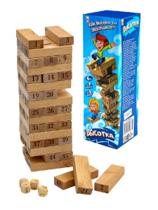 Игра Башня Высотка, дерево ИД-0373