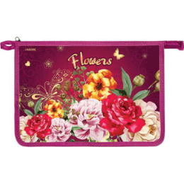 Папка для труда А4 на молнии Devente Flowers 8053718