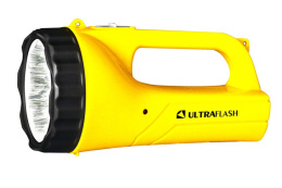 Фонарь аккумуляторный светодиодный  9LED 2 режима, желтый Ultraflash LED3816SM