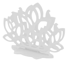 Салфетница пластиковая Verona 13,9х5,8х10,5см белый Homver 221109529/01