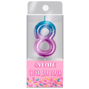 Свеча-цифра 8 Degrade deVente 9060507