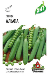 Горох Альфа   6г цветной пакет серия Хит Гавриш