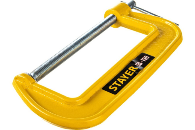 Струбцина G-образная 150мм чугунная Stayer 3215-150