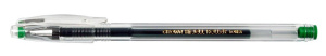 Ручка гелевая Crown зеленая HJR-500B