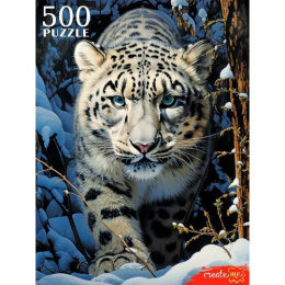 Пазлы  500 элементов Снежный барс П500-7621