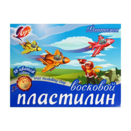 Пластилин 18 цветов Луч Фантазия, восковой 25С 1524-08