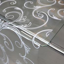 Клеенка столовая силиконовая с печатью 1,0х20м 0,6мм Grace 7036