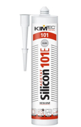 Герметик силиконовый Kim Tec Silicon 101Е 310мл светло-серый (манхеттен) 02-01-47