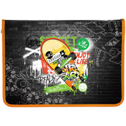 Папка для труда А4 на молнии Artspace Street art ПТР-5_25500