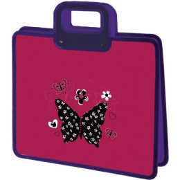 Папка-портфель детский Devente Butterfly 28х23см 8053824