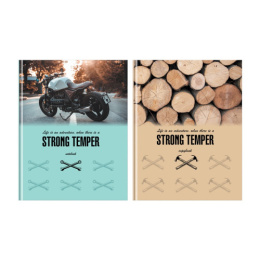 Блокнот А5  80 листов Биз BG Strong Temper, книжный переплет ББ5Т80_ЛГ 11161