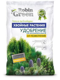 Удобрение для хвойных 2,5кг от пожелтения органоминеральное гранулированное Robin Green