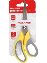 Ножницы 16,5 см, прорезиненные ручки НЖ-1169