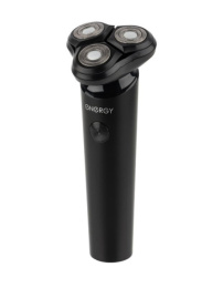 Бритва аккумуляторная, 3 бреющие головки, шнур USB, EN-727, черный Energy 107604