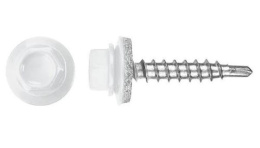 Саморез кровельный 4,8х70 RAL 9003 (белый) Daxmer 277-900370