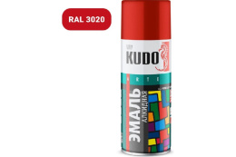 Эмаль аэрозольная Kudo универсальная 520мл красная 1003 KU-1003