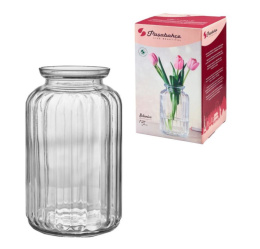 Ваза для цветов стеклянная h-23см d-10см Botanica (Ботаника), в п/у Pasabahce Бор 80396