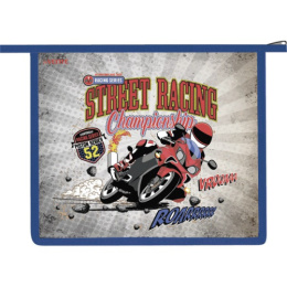 Папка для тетрадей А5 на молнии Devente Street Racing 23,2х19,8см 8053879