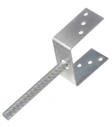 Основание столба анкерное PS 100 U (101х120х4) 480507