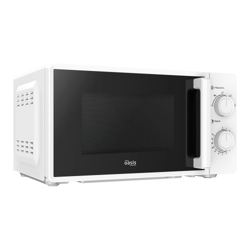 Микроволновая печь 20л 700Вт, механическое управление, белый Oasis MW-70RW
