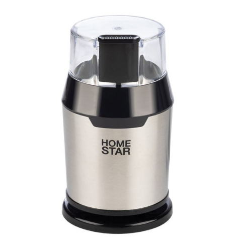Кофемолка электрическая 200Вт, вместимость 50г, HS-2036, черный HomeStar 105768