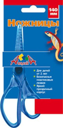Ножницы 14 см Красные, пластиковые С3051-01