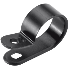 Клипса для крепления кабеля d  5 (черная) 250-04
