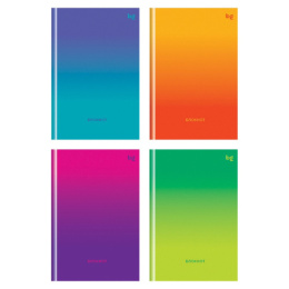 Блокнот А6  64 листа Биз BG Bright Monocolor, книжный переплет еврофомат ББ6Т64_ЛГ 09875