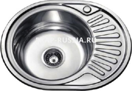 Мойка для кухни из нержавеющей стали Frap FD4557 врезная 57х45х17,5см декор Frap 33468