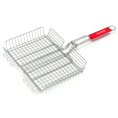 Решетка для барбекю хромированная 33х26х5см глубокая Appetite MD-3326