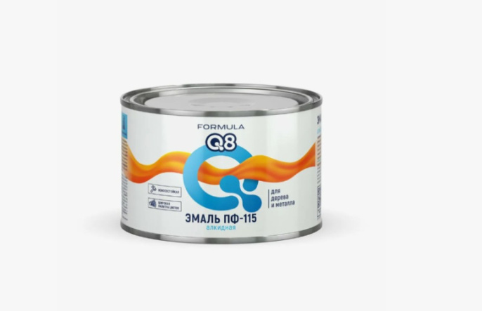 Эмаль ПФ-115 белая  1,8кг Formula Q8 48056
