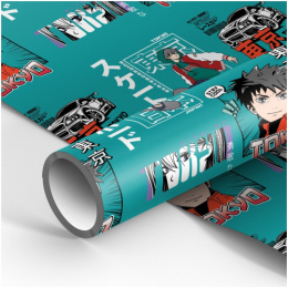 Бумага оберточная 100х70см 80г/м2 Meshu Anime Boy MS_53465