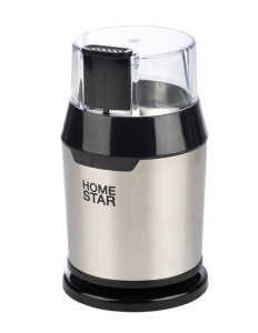 Кофемолка электрическая 200Вт, вместимость 50г, HS-2036, черный HomeStar 105768