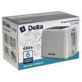 Тостер 650Вт, 6 степеней прожарки, белый Delta DL-6901