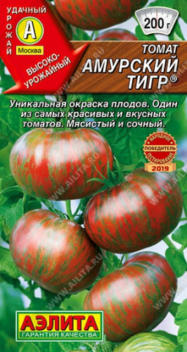 Томат Амурский тигр 20шт. цветной пакет Аэлита