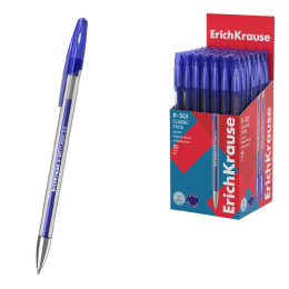 Ручка шариковая ErichKrause R-301 Gel Stick Classic, синяя, 0,5мм 65356
