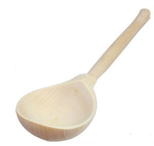 Ложка деревянная 19см без росписи МирХозТорг 4118