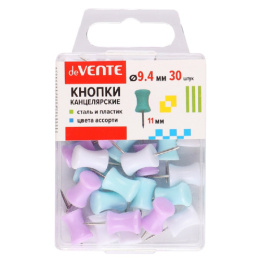 Кнопки силовые гвоздики  30шт. 9,4мм Devente, цветные 4132312