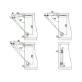 Газовые лифты StahlBuro N60, матовый хром StahlBuro 42739