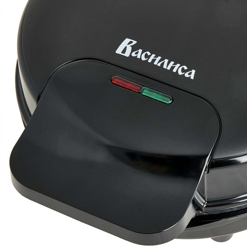 Вафельница электрическая Венская, 1000Вт, 5 вафель, черный Василиса ВА-5401