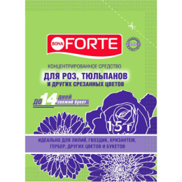 Средство сухое для продления жизни срезанных цветов 15г Bona Forte